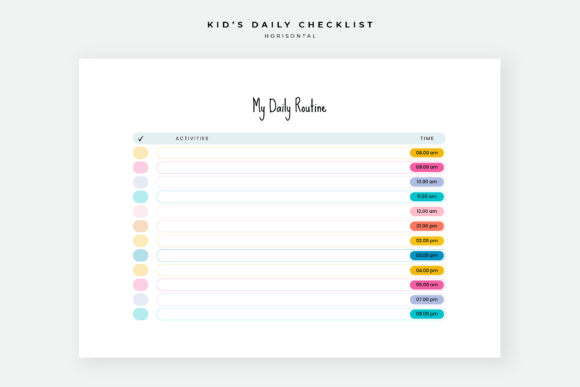 Download Daily Checklist Chore Chart for Kids - Premium Resources
