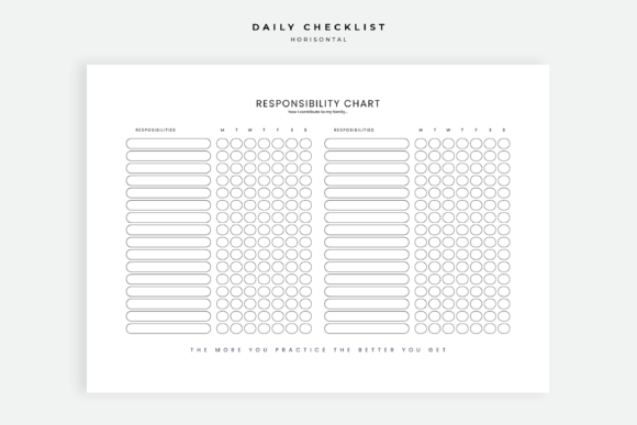 Download Daily Checklist Chore Chart - Premium Resources