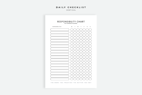 Download Daily Checklist Chore Chart - Premium Resources